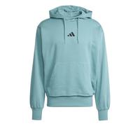 adidas Homme Essentials FEELCOZY Fleece Hoodie, Powder Teal/Black, XL