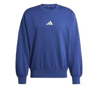 Sweat-shirt adidas Essentials Feelcozy Fleece bleu blanc - S