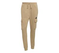 adidas Homme Essentials FEELCOZY French Terry Pant Cuffed, Warm Sandstone/Black, XL