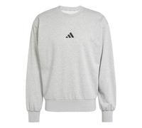 adidas Homme Essentials FEELCOZY French Terry Sweatshirt, Medium Grey Heather/Black, L