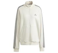 adidas Homme Essentials Fleece 3-Stripes 1/4-Zip Sweatshirt, Alumina, L