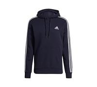 adidas Homme Essentials Fleece 3-Stripes Hoodie, Legend Ink / White, S