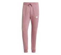 adidas Homme Essentials Fleece 3-Stripes Tapered Cuff Pants, preloved Crimson, S
