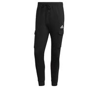 adidas Homme Essentials Fleece Regular Tapered Cargo Pants, Black / White, M