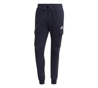 adidas Homme Essentials Fleece Regular Tapered Cargo Pants, Grey/White, S