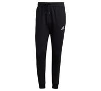 Adidas Homme Essentials Fleece Regular Tapered Pants, Black/White, XL