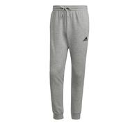 adidas Homme Essentials Fleece Regular Tapered Pants, Medium Grey Heather / Black, S