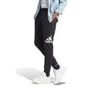 adidas Homme Essentials Fleece Tapered Cuff Big Logo Pants, Black, XL