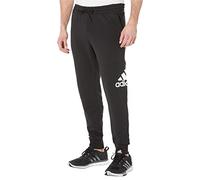 Pantalon adidas Essentials French Terry Tapered Cuff Logo noir blanc pur - S