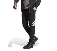 adidas Homme Essentials French Terry Tapered Cuff Logo Pants, Black, XL