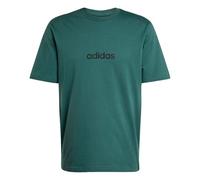 adidas Homme Essentials Linear Single Jersey Tee, Collegiate Green/Black, M