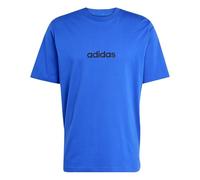 adidas Homme Essentials Linear Single Jersey Tee, Team Royal Blue/Black, XS