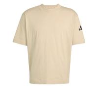 Adidas Homme Essentials Lose FIT Three Bar Tee, Warm Sandstone/Black, L