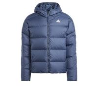 adidas Homme Essentials Midweight Down Hooded Stripes Jacket, Legend Ink, L