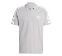 adidas Homme Essentials Piqué Embroidered Small Logo 3-Stripes Polo Shirt (Plus Size), MGH Solid Grey, L Extra Tall