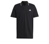 Polo adidas Essentials Piqué Small Logo manche courte noir blanc - M