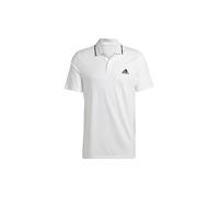 adidas Homme Essentials Piqué Small Logo Polo Shirt, White, XS