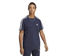 Adidas T-shirt homme Essentials Single Jersey 3-Stripes – Legend Ink/White – Taille S