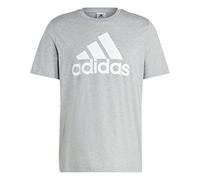 adidas Homme Essentials Single Jersey Big Logo Tee, Medium Grey Heather, M