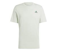 adidas Homme Essentials Single Jersey Embroidered Small Logo Tee, Linen Green, S