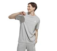 adidas Homme Essentials Single Jersey Embroidered Small Logo Tee, Medium Grey Heather, S