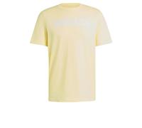 adidas Homme Essentials Single Jersey Linear Embroidered Logo Tee, Almost Yellow F22, L