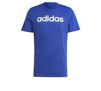 adidas Homme Essentials Single Jersey Linear Embroidered Logo Tee, Semi Lucid Blue, M