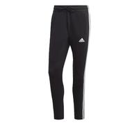 Pantalon adidas Essentials Single Jersey Tapered Open Hem 3S noir intense blanc pur - S