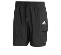adidas Homme Essentials Small Logo Cargo Chelsea Short, Black/White, S