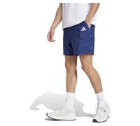 ADIDAS SPORTSWEAR Pantalon de sport 'Essentials' bleu foncé / blanc, Taille S