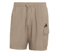 adidas Homme Essentials Small Logo Cargo Chelsea Short Shorts, Khaki Six/Black, S