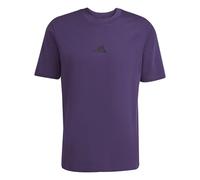 adidas Homme Essentials Small Logo Single Jersey Tee, Aurora Plum/Black, M