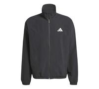adidas Homme Essentials Small Logo Windbreaker Coat, Black/White, XS