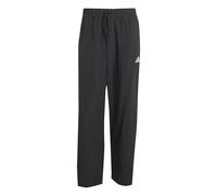 adidas Homme Essentials Small Logo Woven Open Hem Pants, Black/White, M