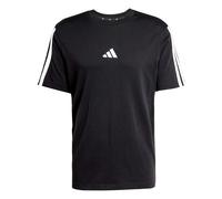 Adidas T-shirt Essentials Single Jersey 3-Stripes manches courtes noir/blanc M