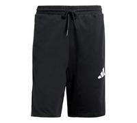 adidas Homme Essentials Three Stripes Single Jersey Short 10IN, Black/White, 4XL