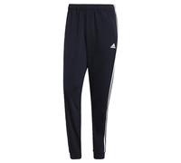adidas Homme Essentials Warm-Up Tapered 3-Stripes Track Pants, Legend Ink/White, M