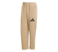 adidas Homme Essentials Wide Leg Three Bar Pant, Warm Sandstone/Black, 3XL