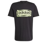 adidas Homme Folded Sportswear Graphic Tee, Black, S