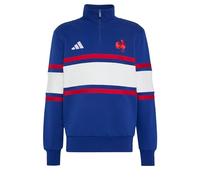 adidas Homme France Rugby Travel Quarter Zip Sweatshirt, Mystery Ink, XL