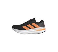 adidas Homme Galaxy 7 Running Shoes, Core Black/Lucid Orange/Lucid Red, 42 2/3 EU
