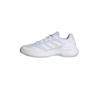 adidas Homme Gamecourt 2.0 Tennis Shoes Chaussures, FTWR White/FTWR White/Matte Silver, 45 1/3 EU