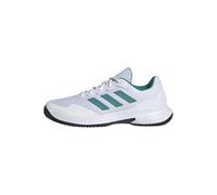 adidas Homme Gamecourt 2.0 Tennis Shoes Chaussures, FTWR White/Pure Teal/Core Black, 36 2/3 EU