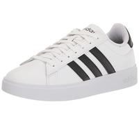 adidas Homme Grand Court 2.0 Chaussures d'entraînement, Blanc/Noir/Blanc, 43 1/3 EU