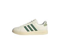 adidas Homme Grand Court 2.0 Shoes Chaussures, Off White/Collegiate Green/Tent Green, 44 EU