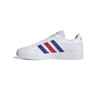 adidas Homme Grand Court Base 2.0 Shoes Chaussures, Cloud White/Royal Blue/Vivid Red, 45 1/3 EU