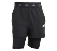 adidas Homme Gym+ 2in1 Shorts, Black/Black, L