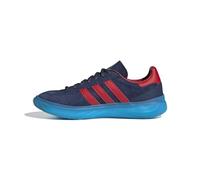 Adidas Homme HB Spezial Pro Indoor Shoes Chaussures de Sport, Navy Blue/Team Colleg Red/Silver met, Fraction_39_and_1_Third EU