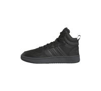 adidas Homme Hoops 3.0 Mid Lifestyle Basketball Classic Fur Lining Winterized Shoes Chaussures, Core Black/Carbon/Cloud White, Fraction_44_and_2_Thirds EU