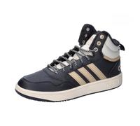 Adidas Homme Hoops 3.0 Mid Lifestyle Basketball Classic Fur Lining Winterized Shoes, Core Black/Magic Beige/Wonder White, 44 EU